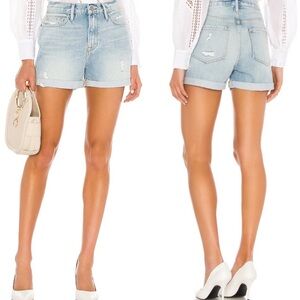Frame Le Beau Shorts in Canter Rips Size 24